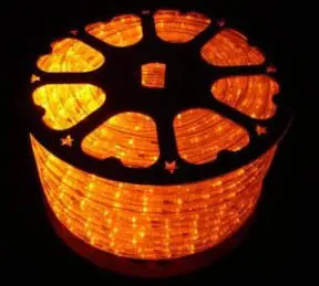 Bright orange illuminated cable reel