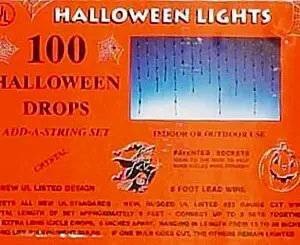 100 Halloween drops lights box